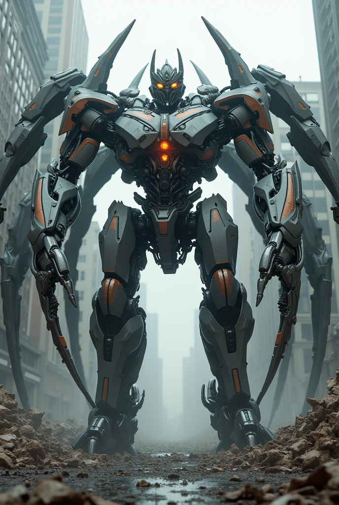I want an image of a spider-shaped transformers