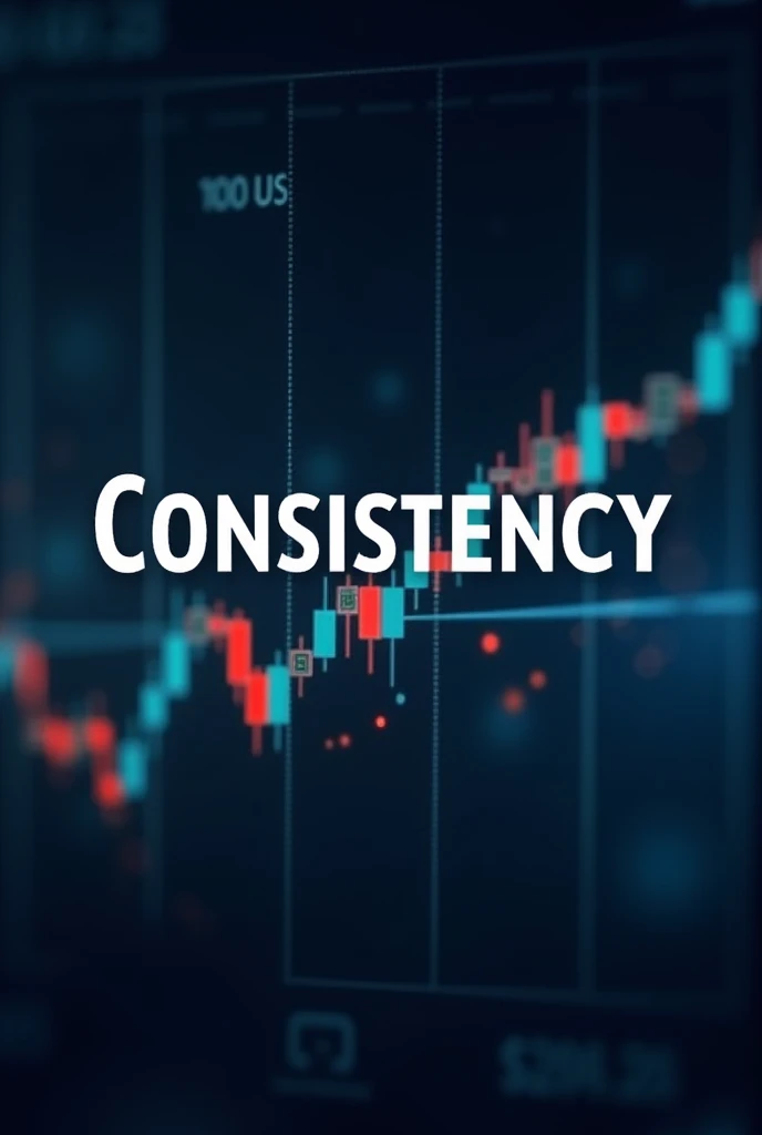 Image showing the text "Consistency Binary Option" and in the background the forex chart.