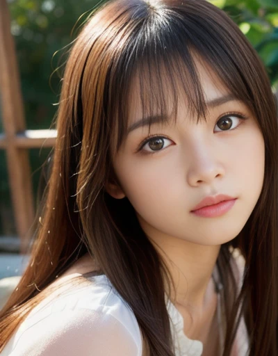 best quality, face focus, soft light, ultra high res, (photorealistic:1.4), RAW photo,
1japanese girl, solo, cute, (pupil, lights in the eyes),  detailed beautiful face, (small chest),(high resolution detail of human skin texture),
(long hair),
indoor,
Damask Shirt Dress,
(portrait)