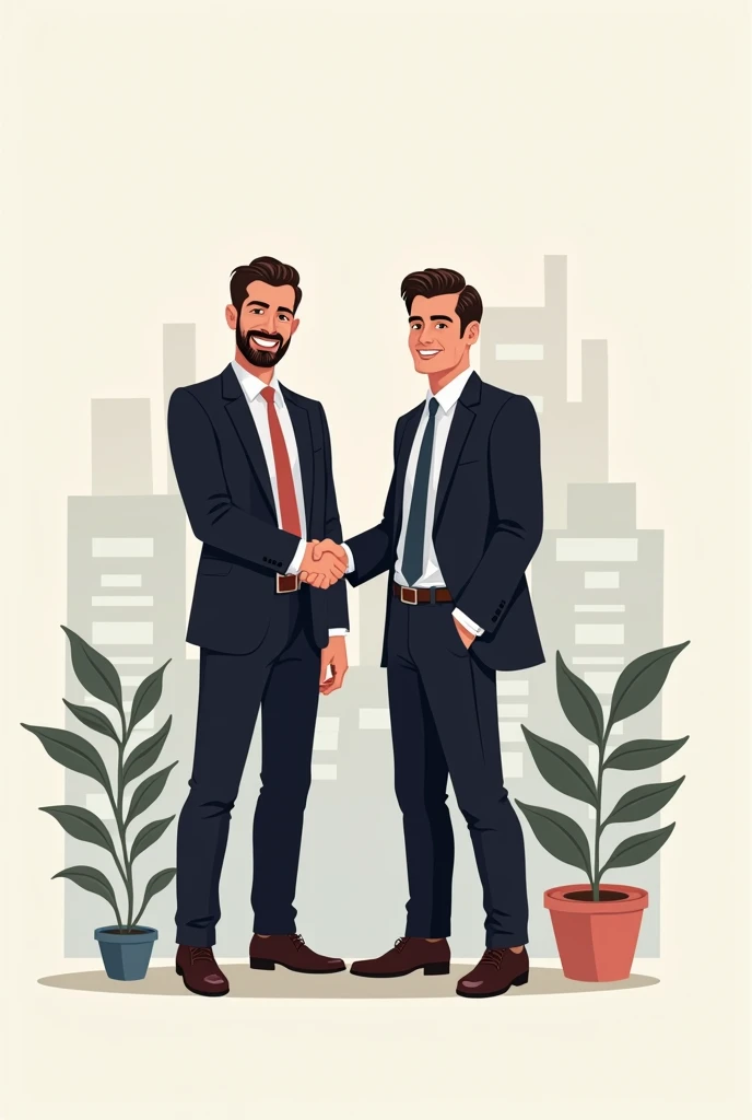 Logo of my brother and I are well-established workers in buying and selling