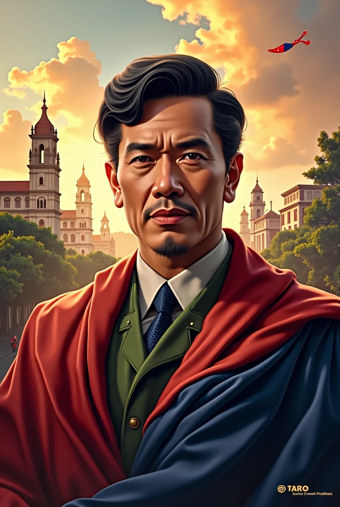 A background picture for a national heroes day in the philippines, use the front as Doctor Jose Rizal from the Philippines.