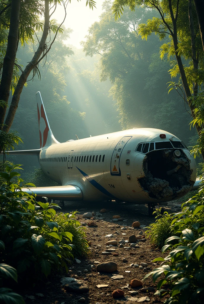 Plane crashed in the Amazon rainforest