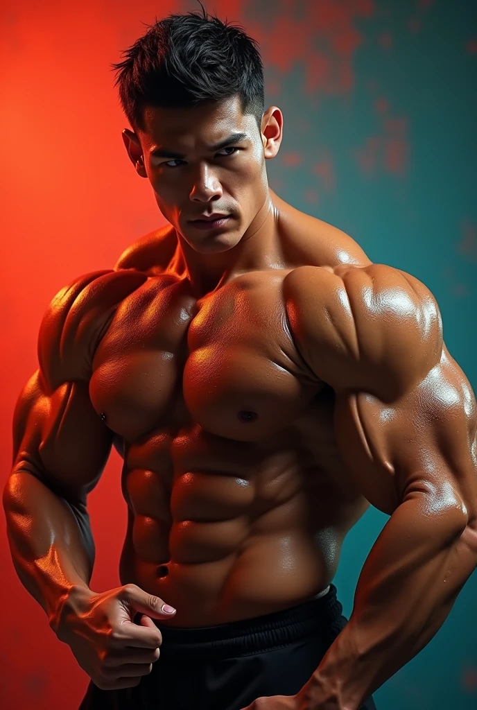 Body builder,1boy best quality,18th louder