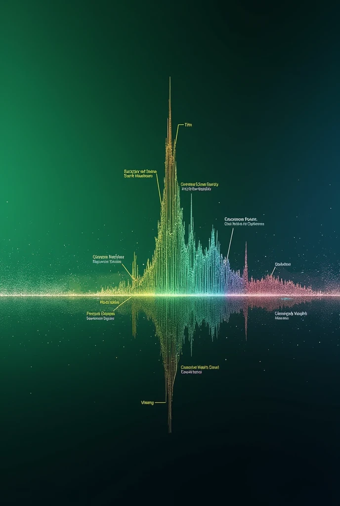 Draw the absorption spectrum of chlorophyll.