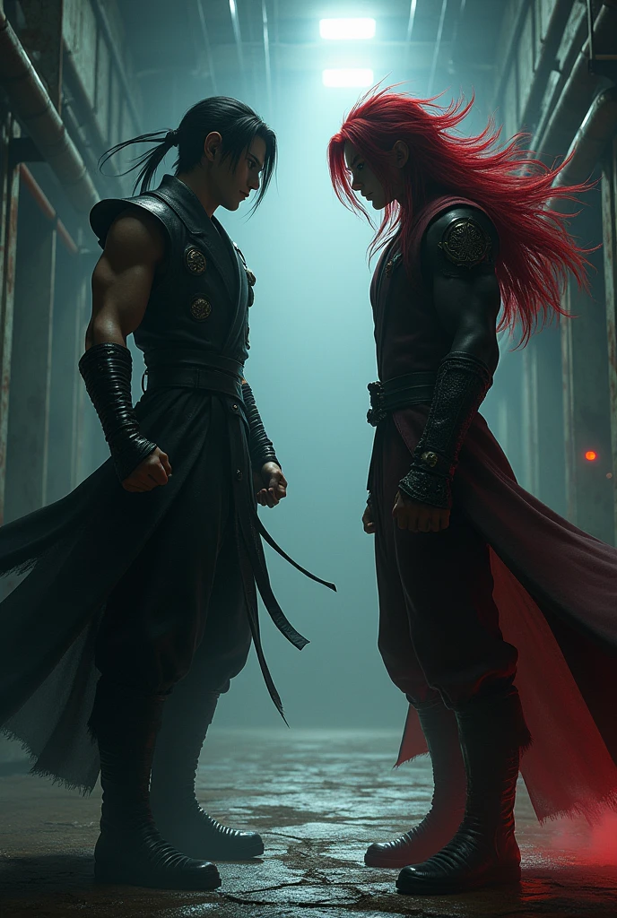 Jin kazama y iori yagami