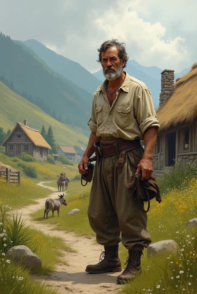 A man living in village 