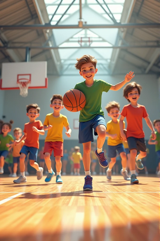 Boys in gym