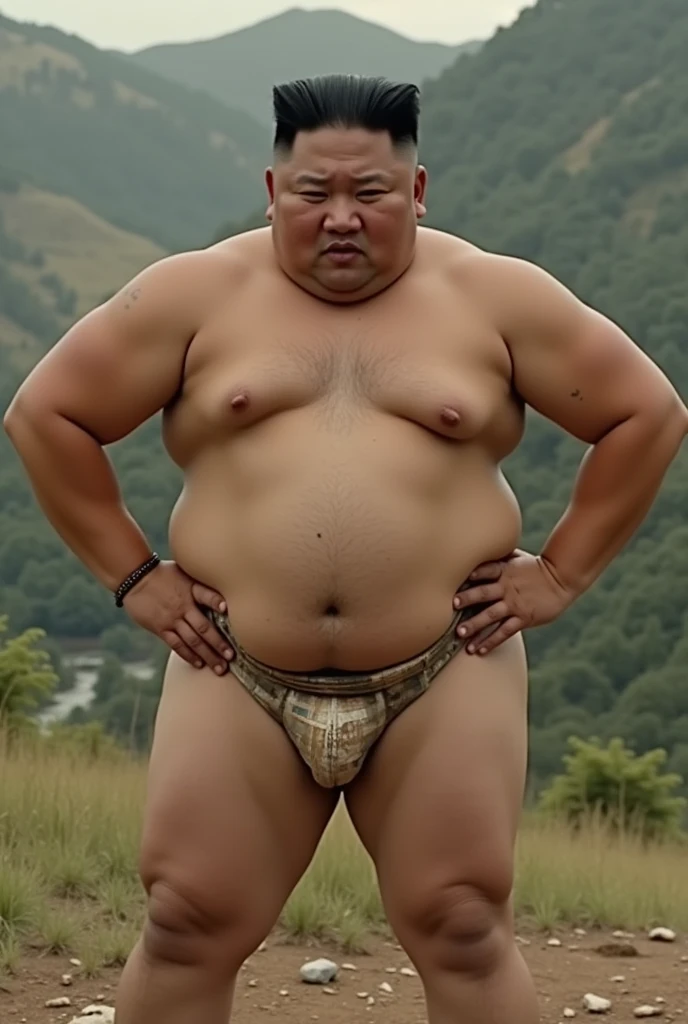 Kim Jong Un Naked Spreading His Butt Wanting To Get Fucked