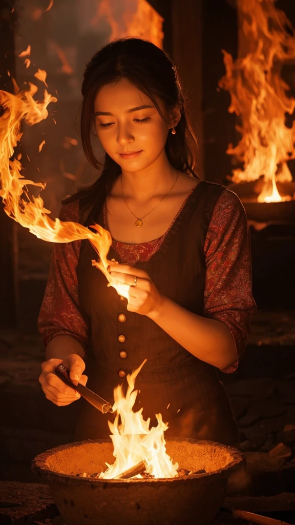 Create beautiful fire images