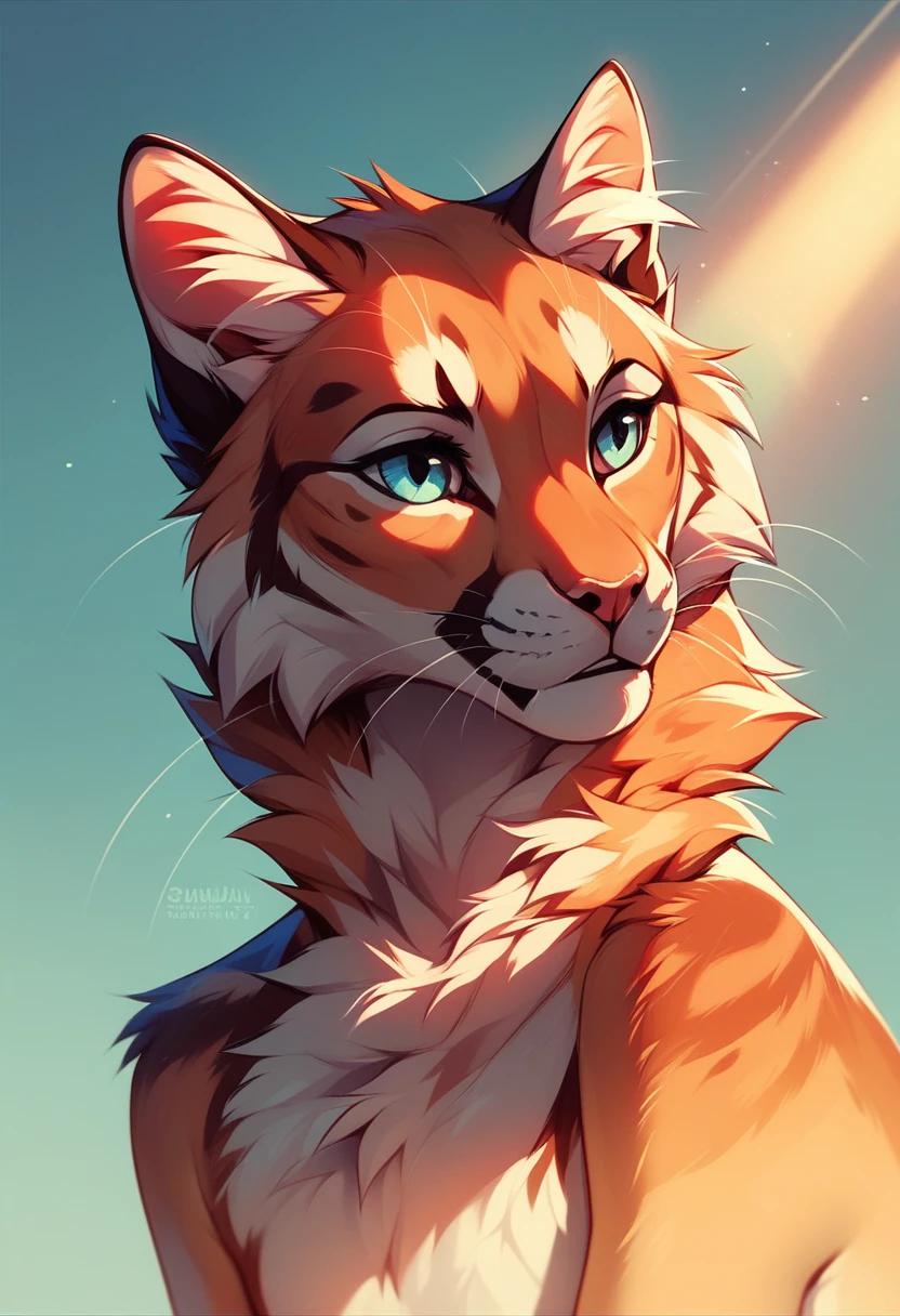 foreground,simple background,Background with neon rays of various colors,feline eyes,hyperdetailed,well defined details,hyper realistic