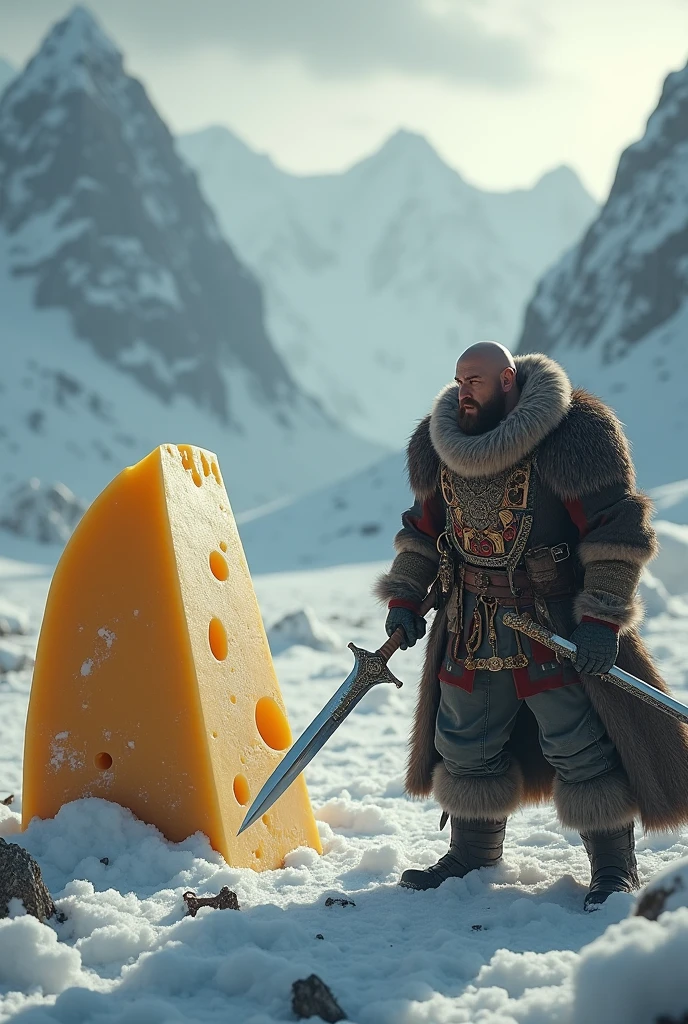 Cheese vs a Russian