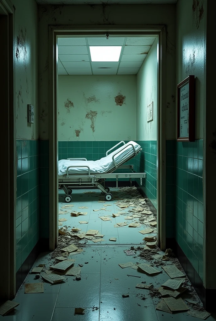 Abandoned hospital, room with medicines