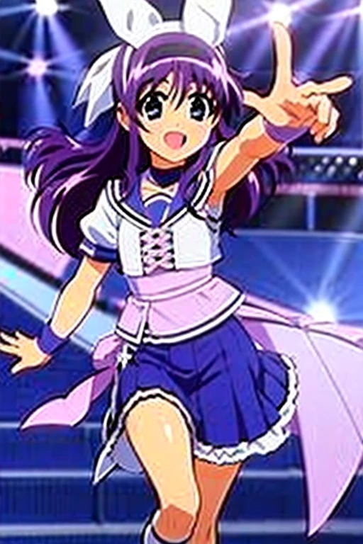 (((Idol Costume Suzuka Tsukimura)))、White ribbon