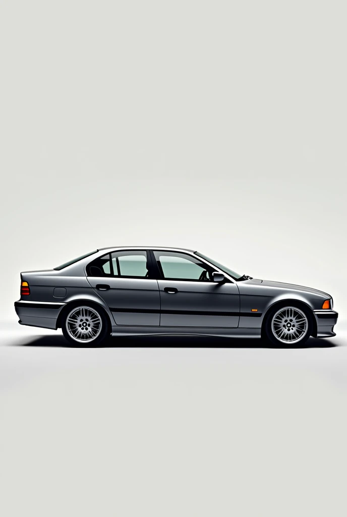 bmw e36 sedan, side view