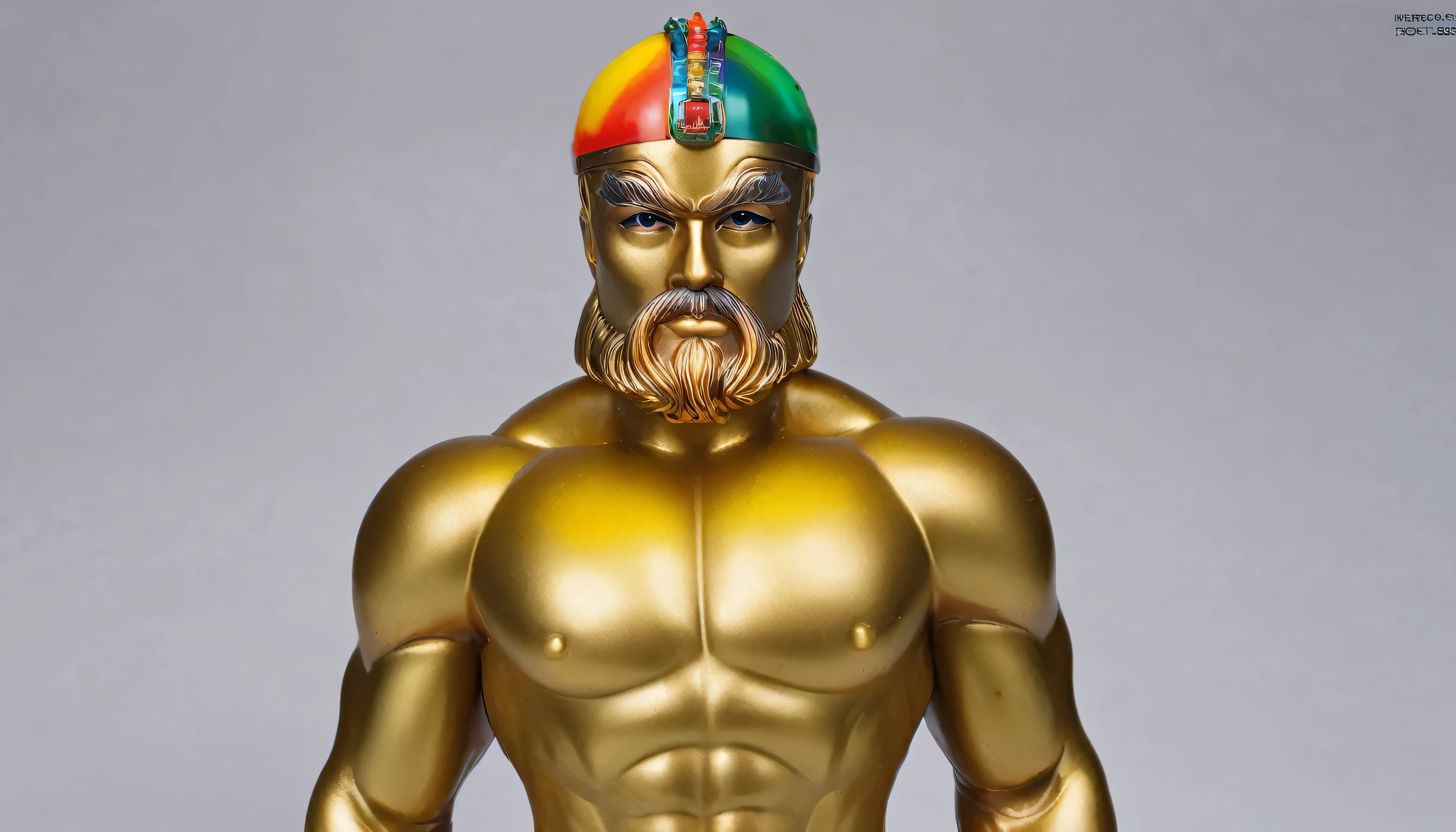 Highest quality, ((masterpiece)), figure, One person [Yellow Head | Rainbow Head], Highest quality and masterpiece