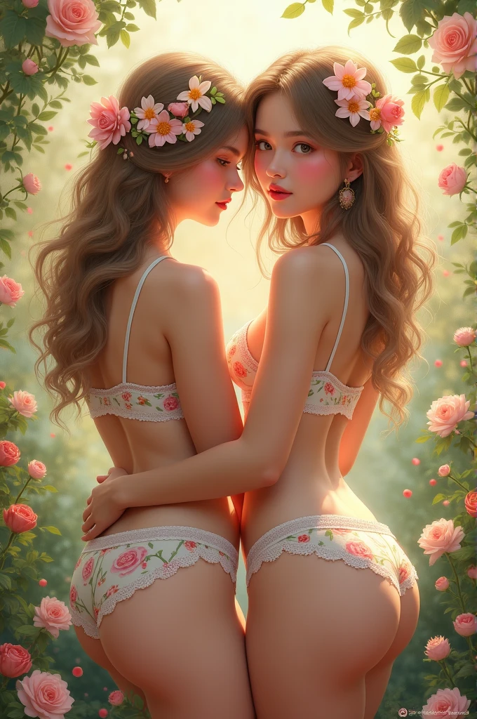 women wear women's floral pattern panties