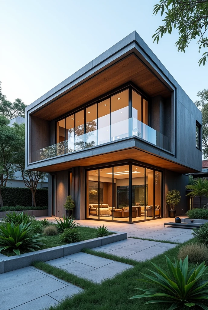 Modern one-story building