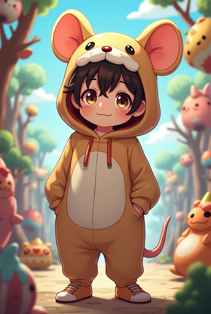 Hiroto Akiyama from Ivvy in a mouse suit