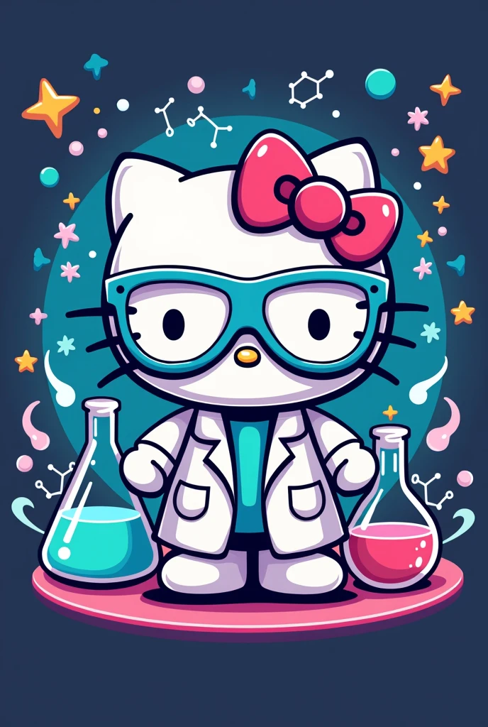 Hello Kitty Chemistry Logo
