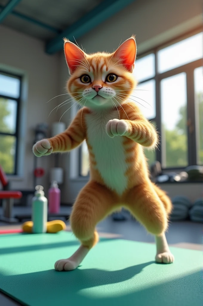 Create a cat training at the gym
