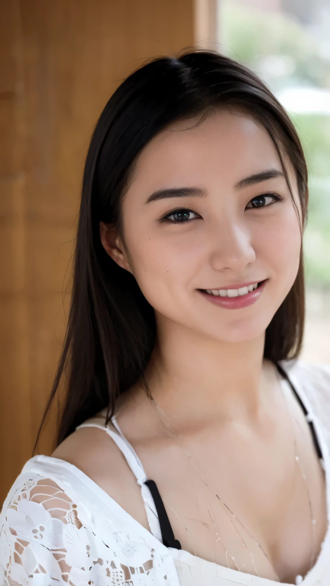 Memory correction:2.11, Everything modern:1.66, Cute Japanese Women Photos, smile:1.78, 20-year-old, Oil for straight, one-length hair&Hair balm:1.55, (photo Realistic:1.4), (hyper Realistic:1.4), (Realistic:1.3), (Smoother lighting:1.05), (Improving the quality of cinema lighting:0.9), 32K, 1 person,20-year-oldの, Realistic lighting, Backlight, The light shines on your face, Ray Tracing, (Bright light:1.2), (Improvement of quality:1.4), (Highest quality Realistic textured skin:1.4), fine grain, Detailed face,(smile:0), (Emphasis on face close-up:1.3), (Enhances the beauty of skin texture:1.1),((Extremely precise and accurate anatomy:1.0)), (Enhances the beauty of skin texture:1.1), Clean and glowing skin, mesh, thin:1.2, (Realistic:1.3), Realisticなライティング, (Smoother lighting:1.05), 32K, One Japanese woman, fine grain, Detailed face, (Film Grain:1.1),(Accentuates body lines:1.1), High resolution, Natural look, Kind eyes, Improves hair quality, Delicate light and shadow, Transparent muscles, Graceful pose, Beautiful Eyes, Sharp details, Soft light reflection, Beautiful contours, Delicate skin tone, Fine hair texture,Cute Japanese Women Photos,