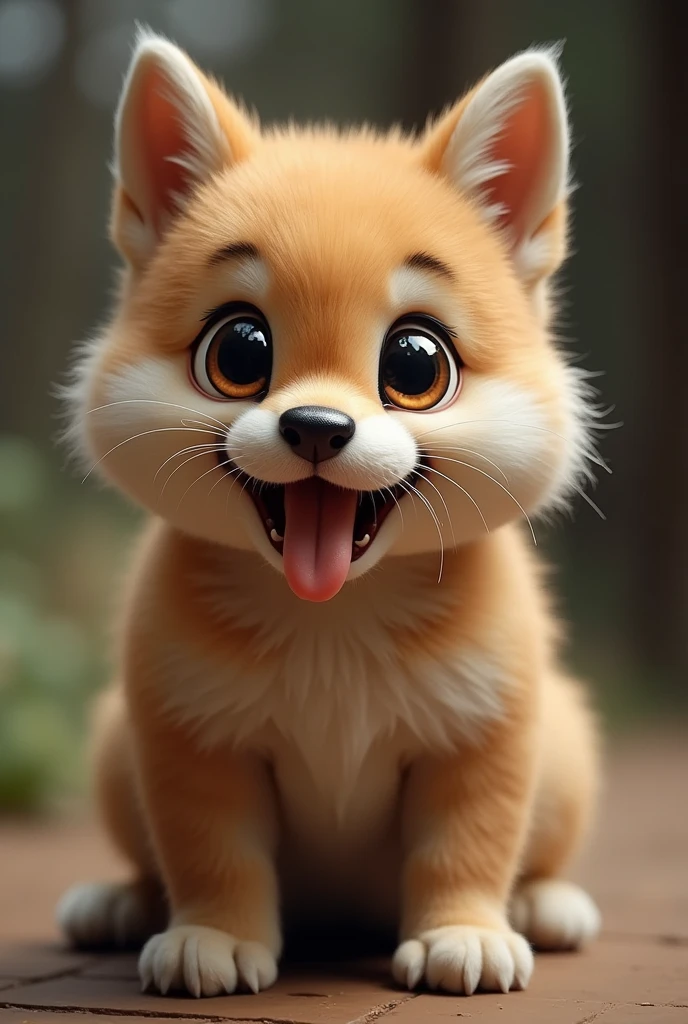 Cute male furry with its anal showing