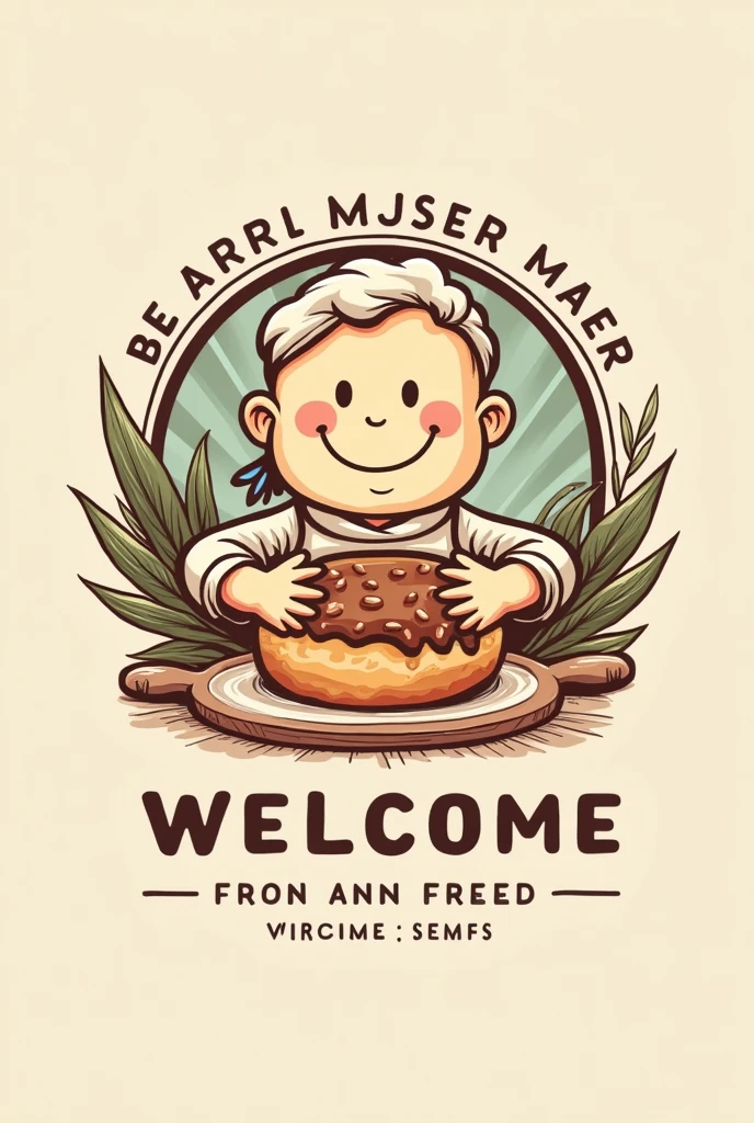 Create me a logo of a pastry shop that has deaf employees
