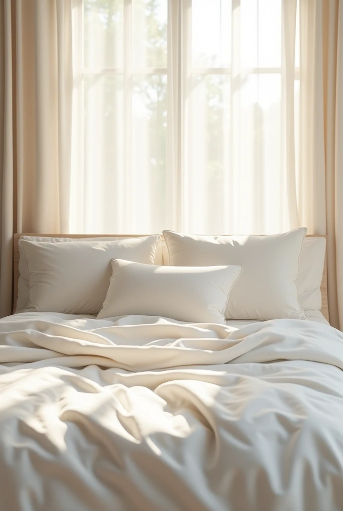 Bed layout with only 3 pillows