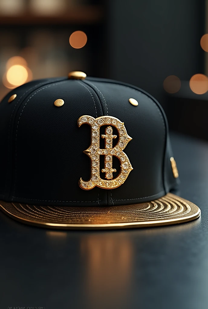 Create a logo, my brand is Rolex watches and New Era caps. Make a striking and super pretty logo. The name is BlingCaps but put the initials, that is, B and C.