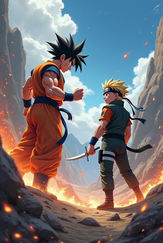 Goku and Naruto
