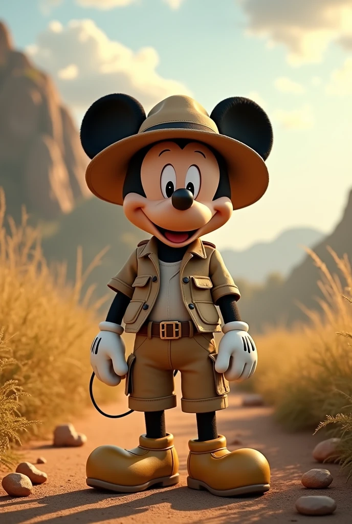 Mickey safari 3d em png