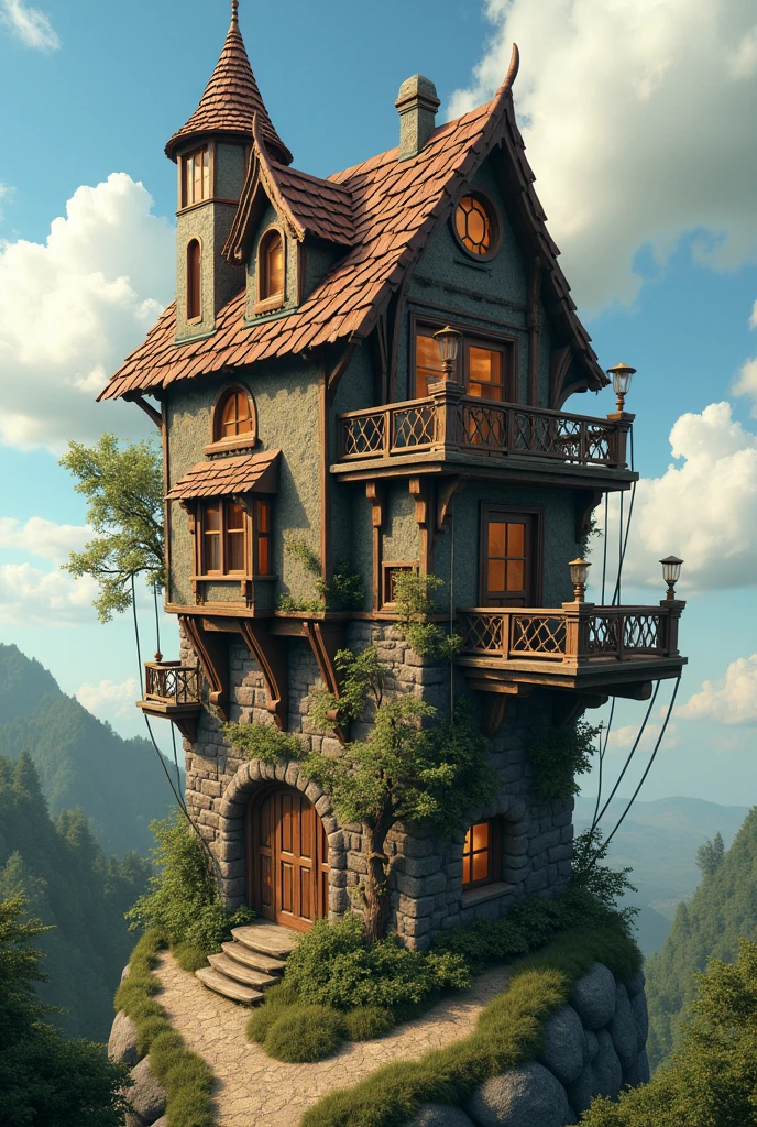 make the house up of high adventures