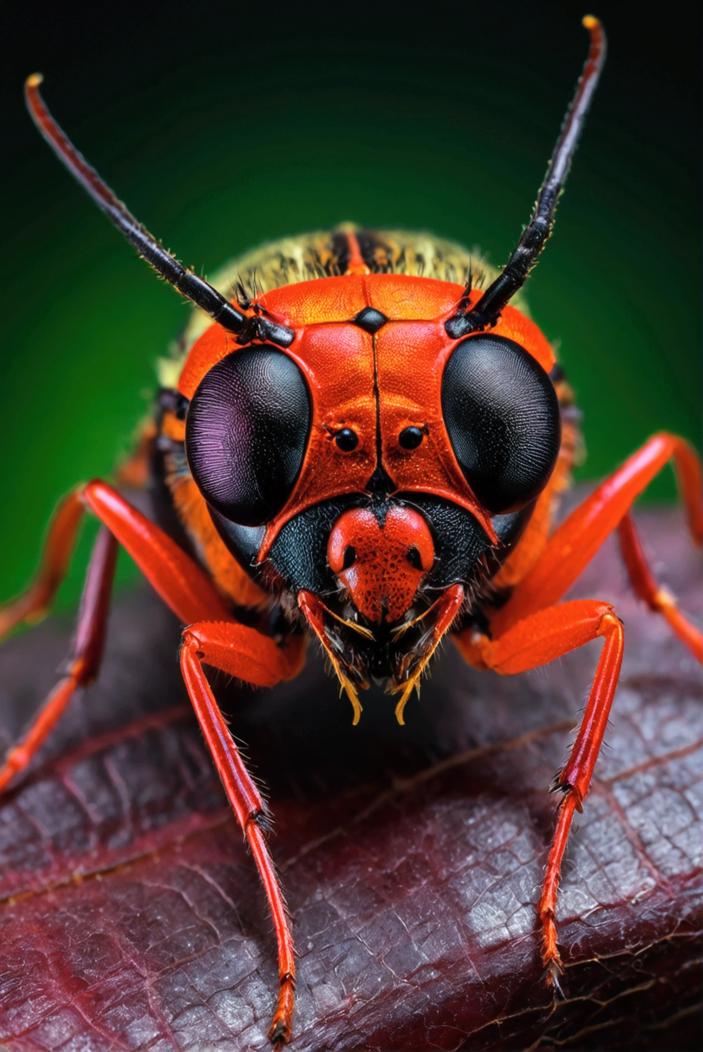 Insect, close-up, macro, devil, horror