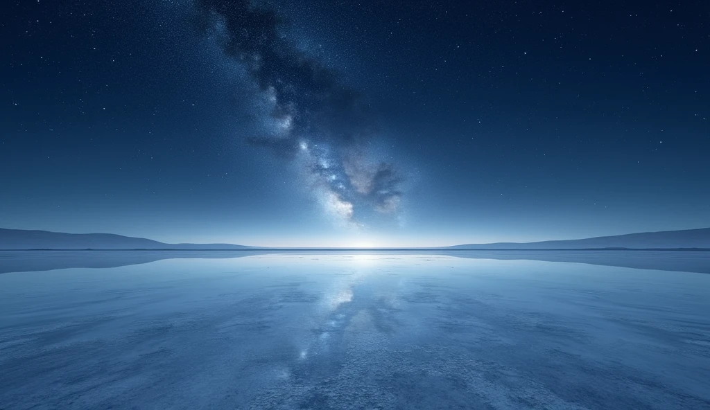 ((masterpiece, highest quality, Highest image quality, High resolution, photorealistic, Raw photo, 8K)), ((Extremely detailed CG unified 8k wallpaper)), The starry sky reflected in the Uyuni Salt Flats,