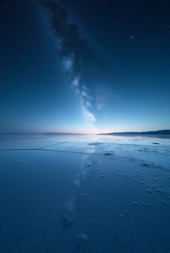 ((masterpiece, highest quality, Highest image quality, High resolution, photorealistic, Raw photo, 8K)), ((Extremely detailed CG unified 8k wallpaper)), The starry sky reflected in the Uyuni Salt Flats,