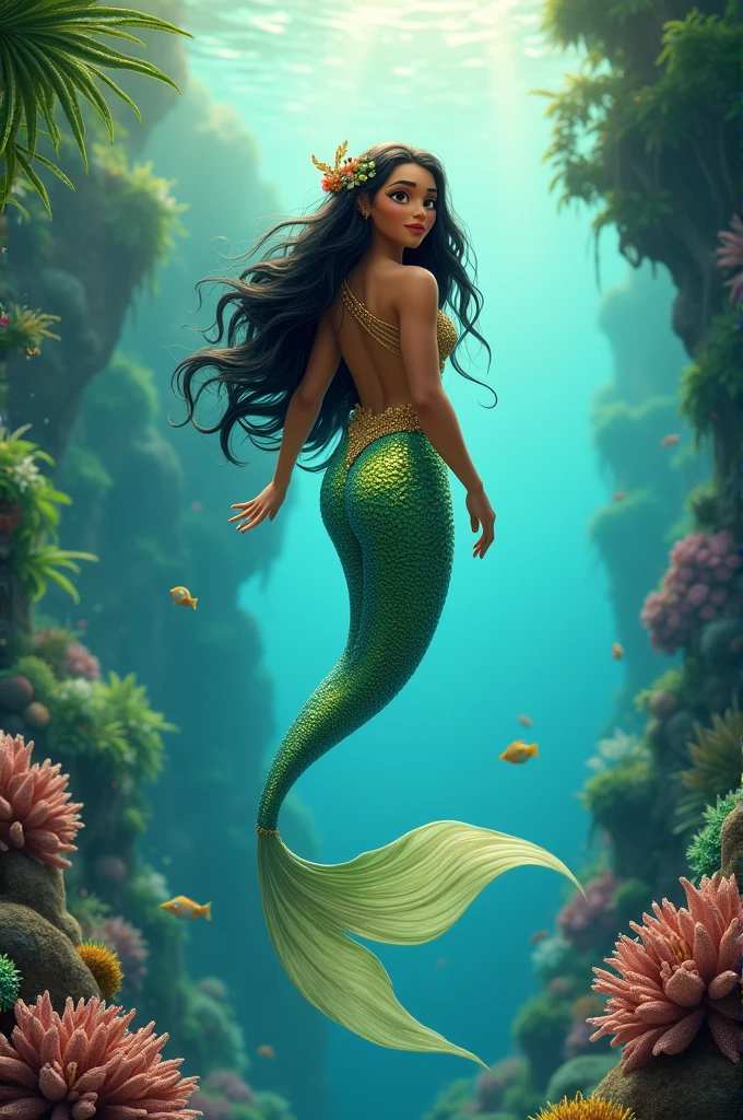 What if Moana and Ariel had a baby