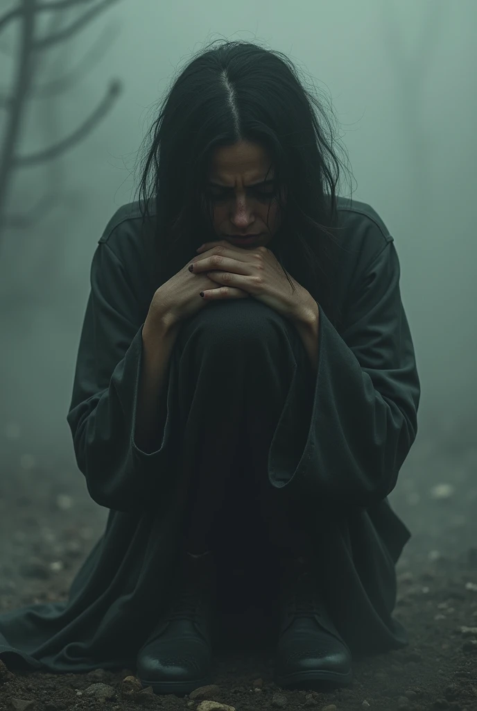 depressed person