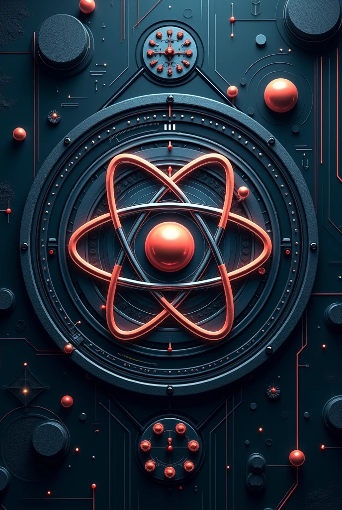 Now place the symbol of an atom inside this SR image