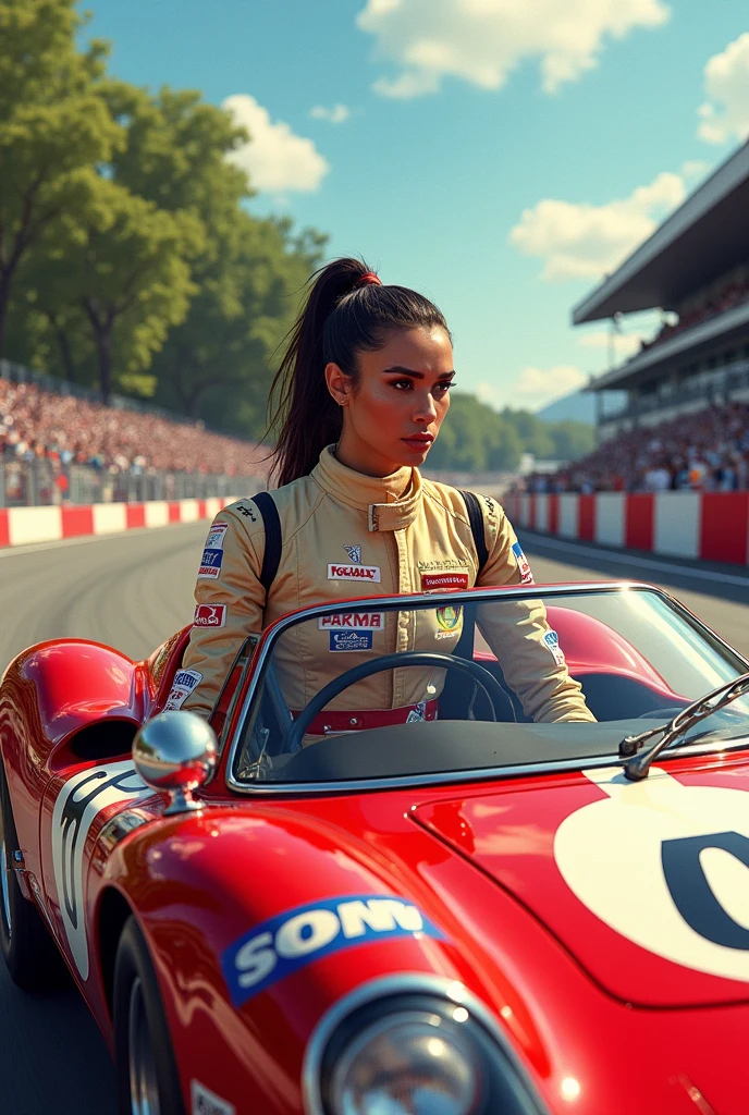 Generate Dua Lipa girl
as a pliot of Le mans in the porshe