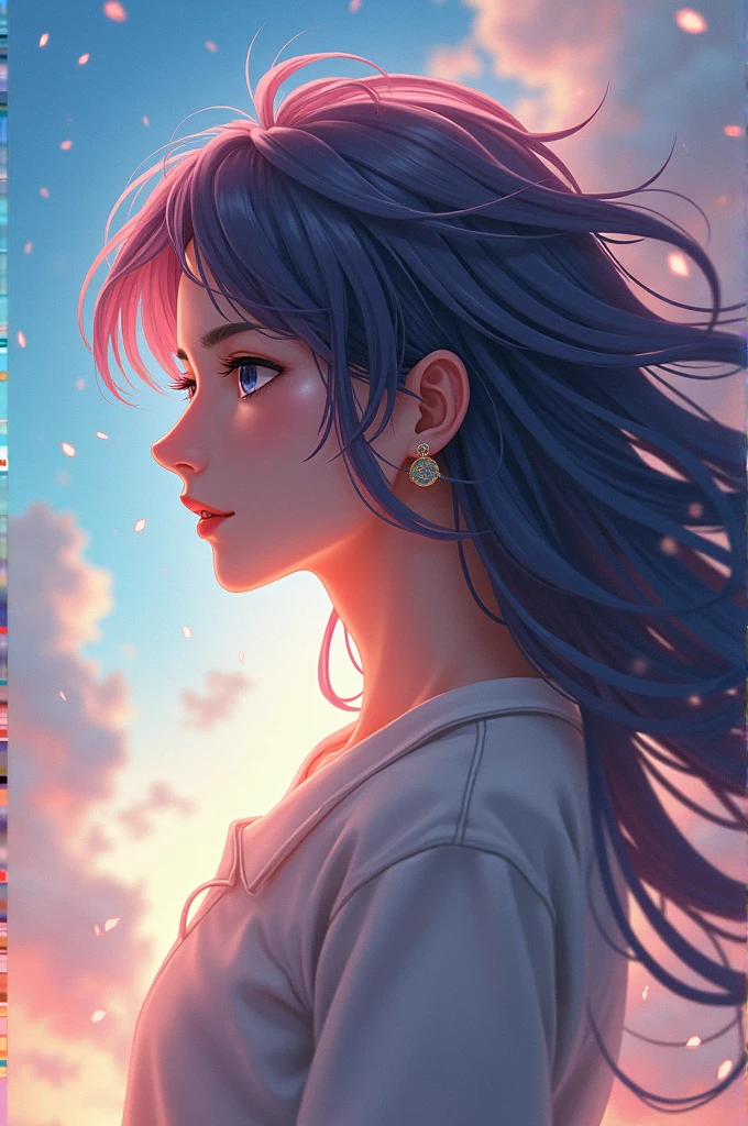 Man transforming into anime girl