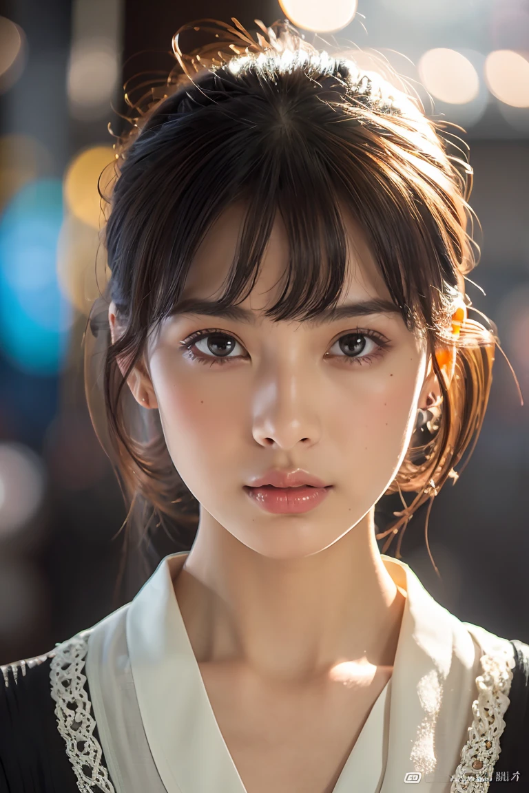 8k, masterpiece, RAW photo, best quality, photorealistic, extremely detailed CG unity 8k wallpaper, Depth of field, Cinematic Light, Lens Flare, Ray tracing, (extremely beautiful face, beautiful lips, beautiful eyes), intricate detail face, ((ultra detailed skin)), best quality, Masterpieces, Super high resolution, (photograph realistic:1.5), Original image, Japan&#39;s、1 girl, sexy look, big , cleavage, show her six pack abs, big hips, big thighs, bend over pose, wavy and long hair，Wear Basket ball uniform, In the basket ball court.