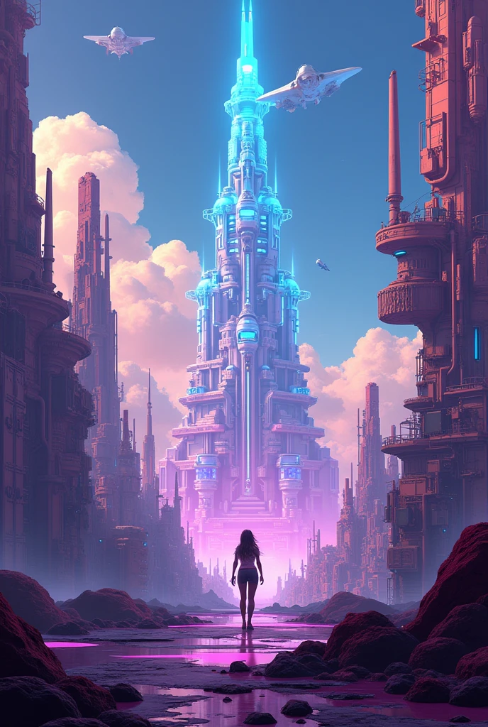 sci fi wallpaper game 2d