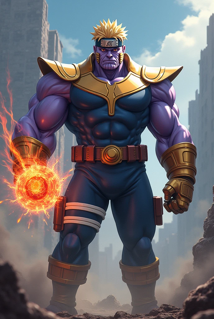 Thanos and Naruto mix