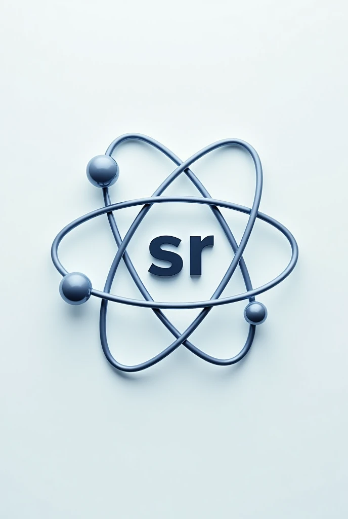 Place the letters S and R inside an atom