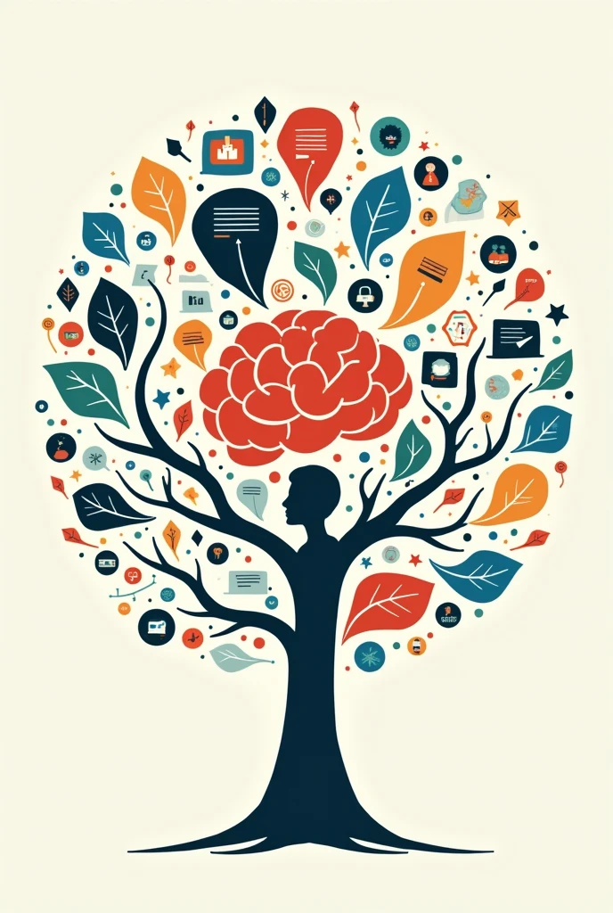 Create a mind map image with the entrepreneurship materials  en español 