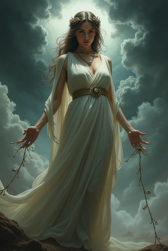 Atropos is a Greek Goddess who cuts the thread of life