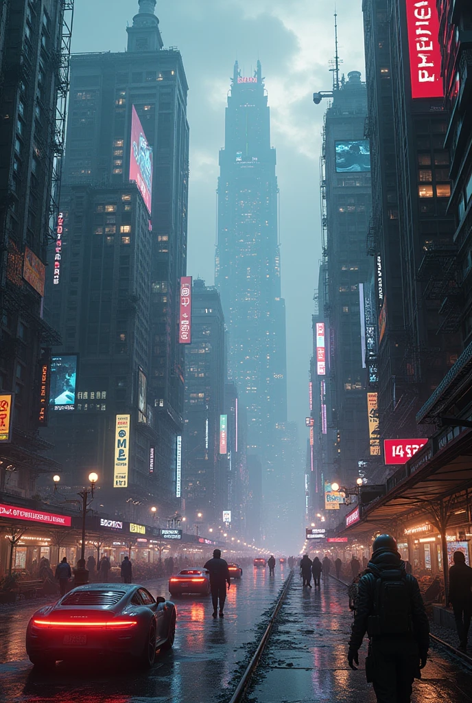 cyberpunk city wallpaper
