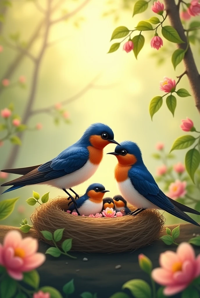 Love Bird Week　Swallow　Childrearing
