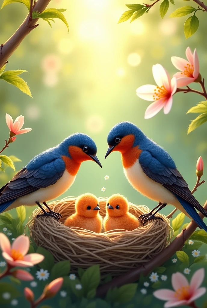 Love Bird Week Swallow Childrearing