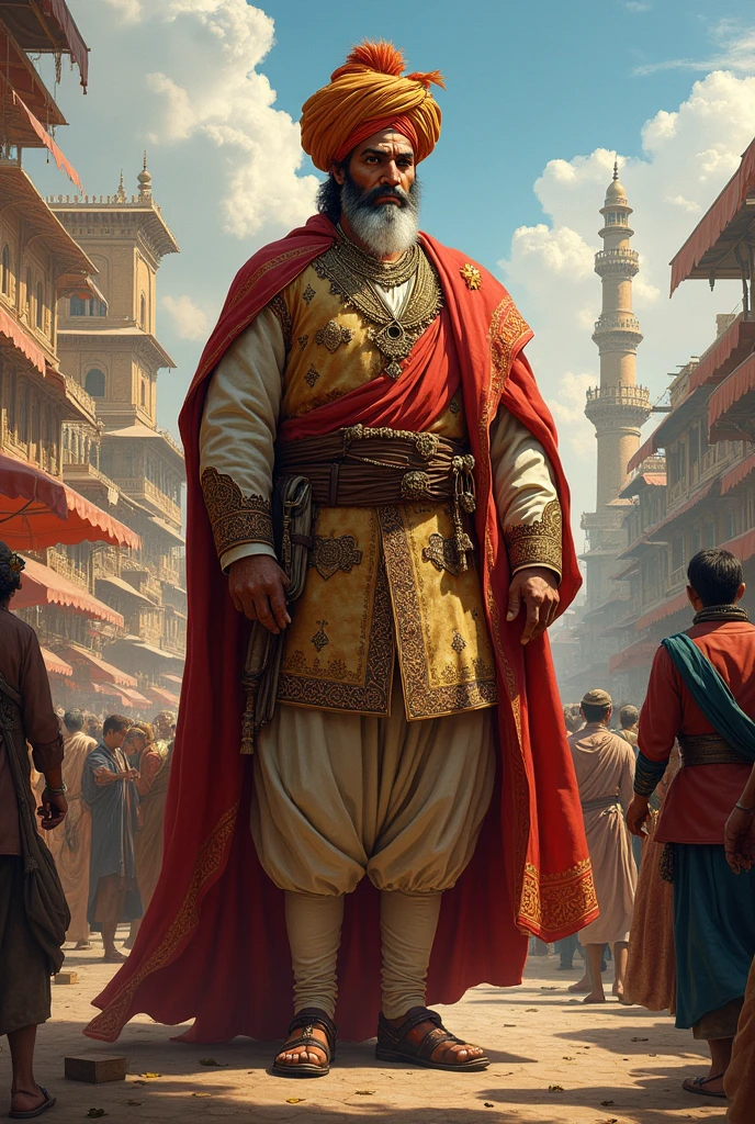 Tippu sultan in city